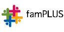 Logo famPLUS GmbH in Stuttgart