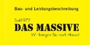 Logo DAS MASSIVE - Hausbau GmbH in Heilbronn